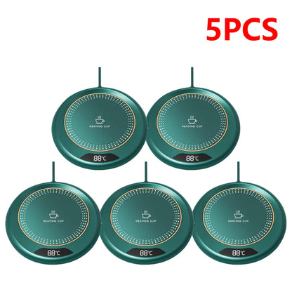 20W Coffee Mug Warmer USB Desk Mug Warmer 3 Temperature Setting Electric Beverage Milk Tea Water Heating Pad Thermostat Coaster