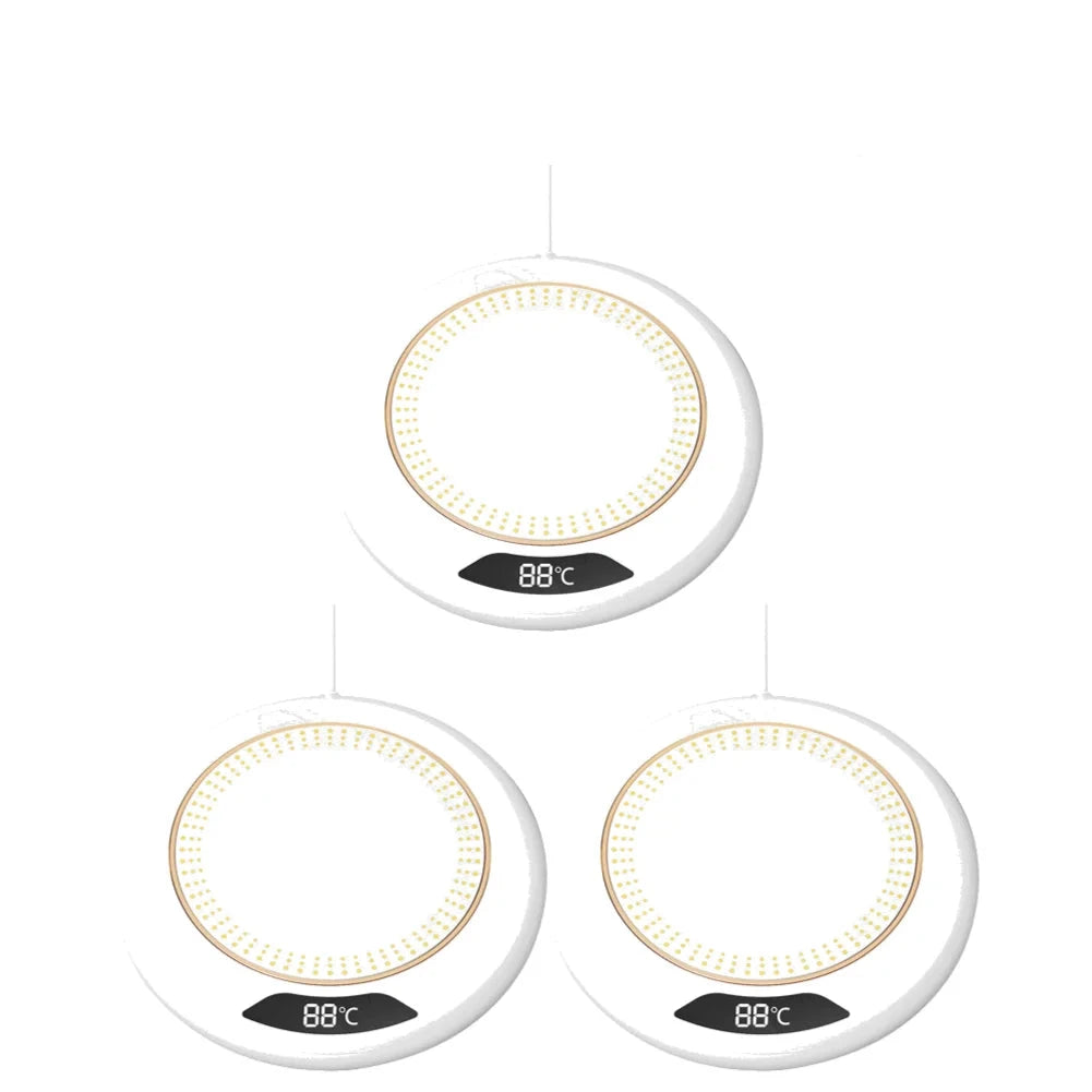 20W Coffee Mug Warmer USB Desk Mug Warmer 3 Temperature Setting Electric Beverage Milk Tea Water Heating Pad Thermostat Coaster