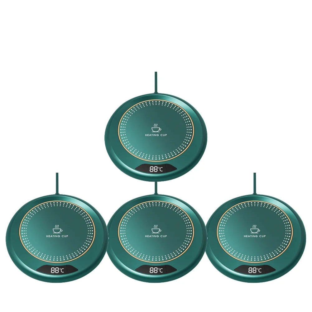 20W Coffee Mug Warmer USB Desk Mug Warmer 3 Temperature Setting Electric Beverage Milk Tea Water Heating Pad Thermostat Coaster