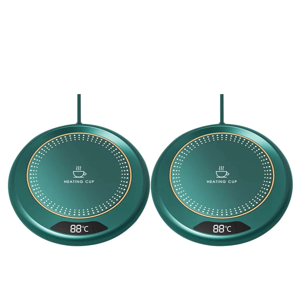 20W Coffee Mug Warmer USB Desk Mug Warmer 3 Temperature Setting Electric Beverage Milk Tea Water Heating Pad Thermostat Coaster